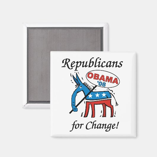 Republikeinen voor verandering magneet (Voorkant / Achterkant)