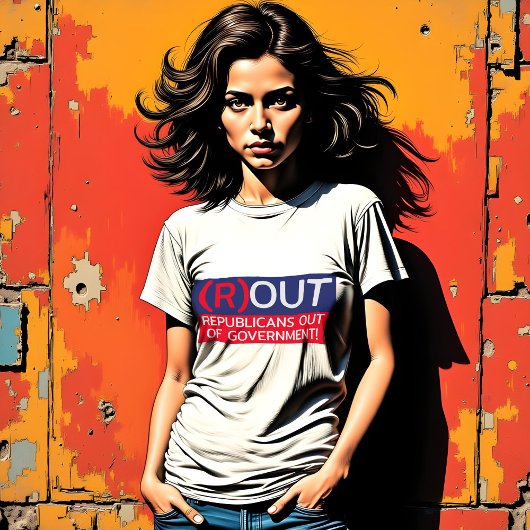 Republikeinen weg t-shirt