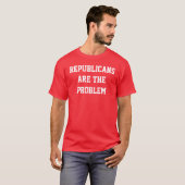 Republikeinen zijn het probleem t-shirt (Voorkant volledig)