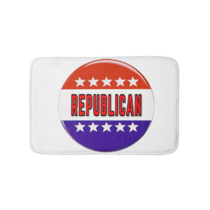 Republikeins Button Badmat