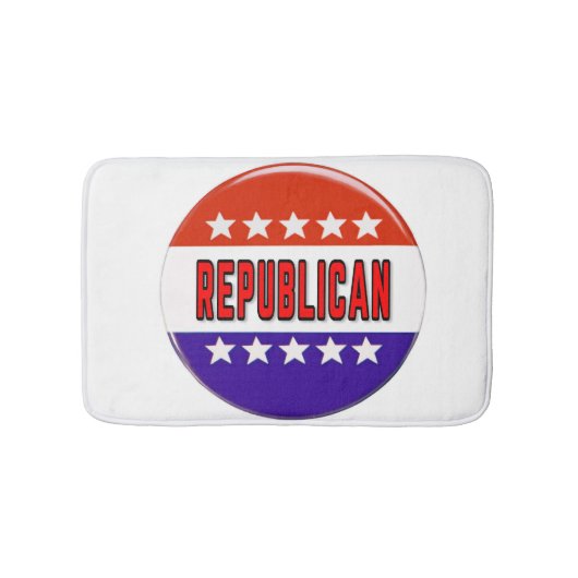 Republikeins Button Badmat (Voorkant)
