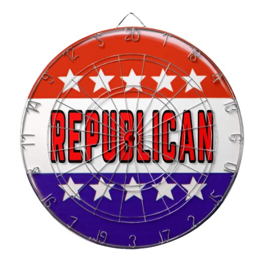 Republikeins Button Dartbord (Voorkant)