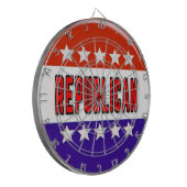 Republikeins Button Dartbord (Voorkant Links)
