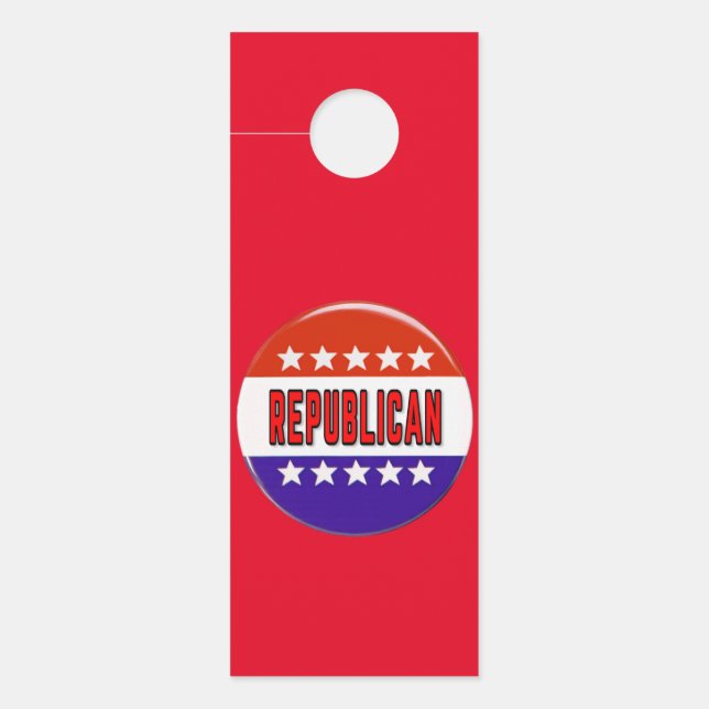 Republikeins Button Deurhanger (Voorkant)