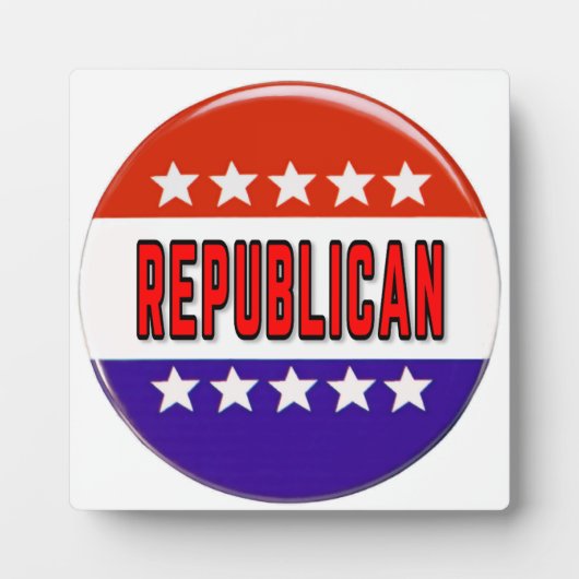 Republikeins Button Fotoplaat (Voorkant)