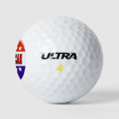 Republikeins Button Golfballen (Logo)
