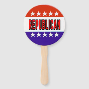 Republikeins Button Handwaaier