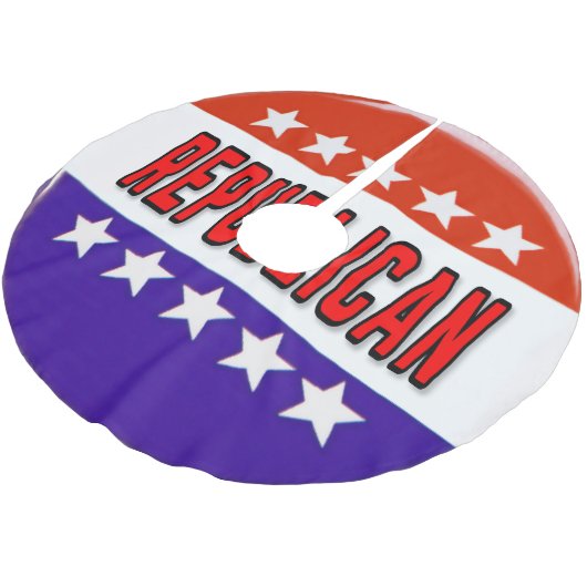 Republikeins Button Kerstboom Rok (Gekanteld)