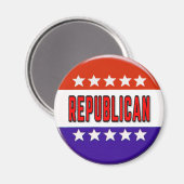 Republikeins Button Magneet (Voorkant / Achterkant)