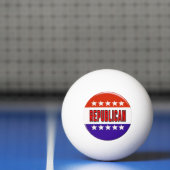 Republikeins Button Pingpongbal (Net)