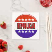 Republikeins Button Servet (Insitu)
