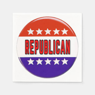 Republikeins Button Servet