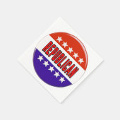 Republikeins Button Servet (Hoek)