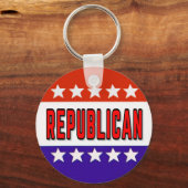 Republikeins Button Sleutelhanger (Achterkant)