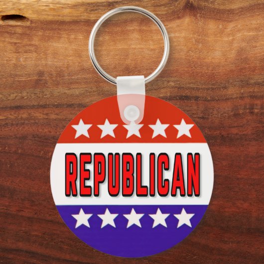 Republikeins Button Sleutelhanger (Achterkant)
