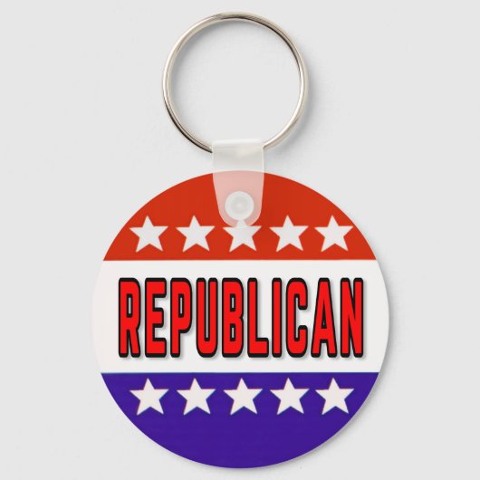 Republikeins Button Sleutelhanger (Achterkant)