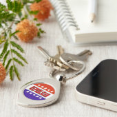 Republikeins Button Sleutelhanger (Zijkant)