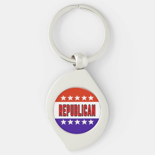 Republikeins Button Sleutelhanger (Voorkant)