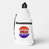 Republikeins Button Sling Bag (Voorkant)