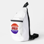 Republikeins Button Sling Bag (Rechterhoek)