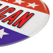 Republikeins Button Snijplank (Hoek)