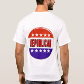 Republikeins Button T-shirt (Achterkant)