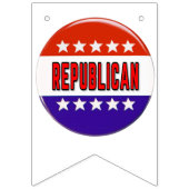 Republikeins Button Vlaggetjes (Derde vlag)