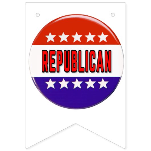 Republikeins Button Vlaggetjes (Derde vlag)