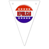 Republikeins Button Vlaggetjes (Derde vlag)