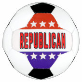 Republikeins Button Voetbal (Voorkant)