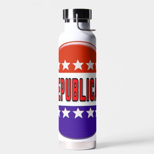 Republikeins Button Waterfles (Links)