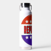 Republikeins Button Waterfles (Voorkant)