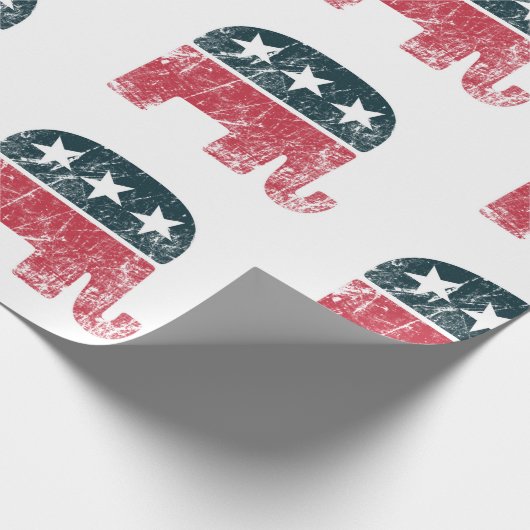 Republikeins conservatief cadeaupapier (Hoek)