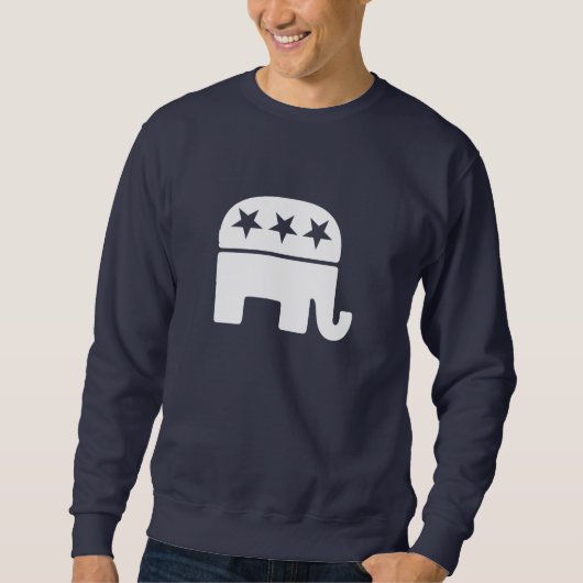 republikeins Elephant Sweatshirt (Voorkant)