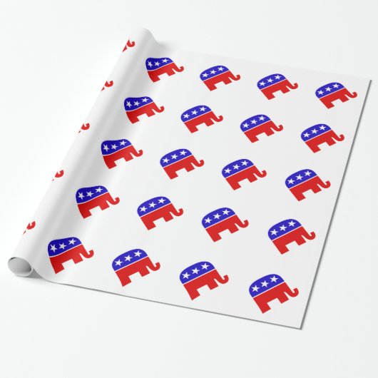 Republikeins Logo Cadeaupapier (Uitgerold)
