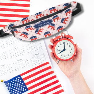 Republikeins Olifanten Patroon Nationale Sterren C Heuptasje