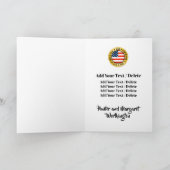 Republikeins Politiek Wenskaart Bedankkaart (Binnen)