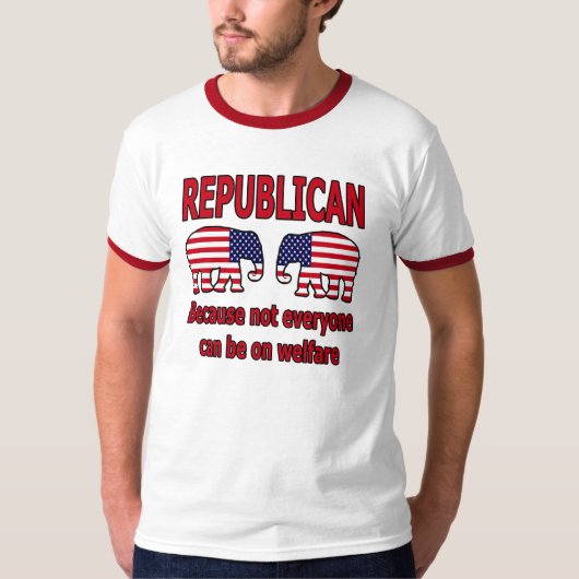 Republikeins Shirt voor Rode Welzijn (Voorkant)