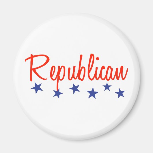 Republikeins (sterren) magneet (Voorkant)