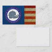 republikeins visitekaartje voor vleeskuikens (Voorkant / Achterkant)