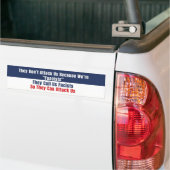 Republikeinse anti-democratische bumpersticker (Op Truck)