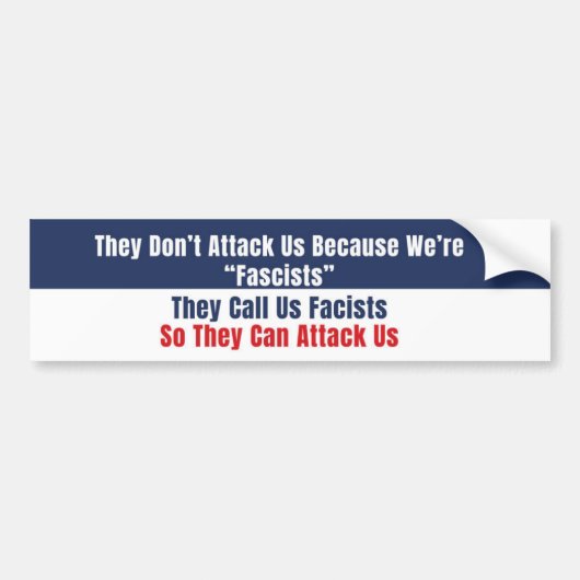 Republikeinse anti-democratische bumpersticker (Voorkant)
