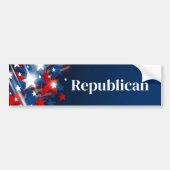Republikeinse Bumpersticker (Voorkant)