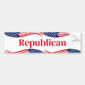 Republikeinse Bumpersticker (Voorkant)
