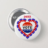Republikeinse Button (Voorkant /achterkant)