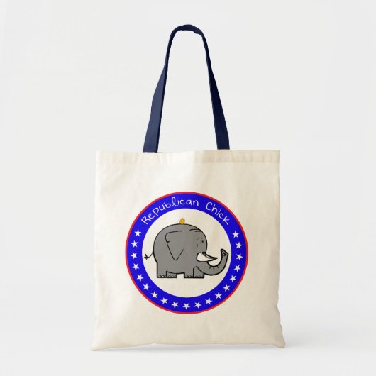 Republikeinse Chick Bag Tote Bag (Voorkant)