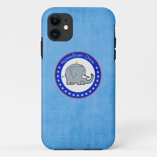 republikeinse chick iphone hoesje (Achterkant)