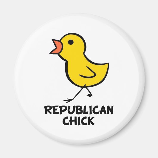 Republikeinse Chick Magnet (Voorkant)