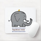 republikeinse chick mousepad muismat (Met muis)