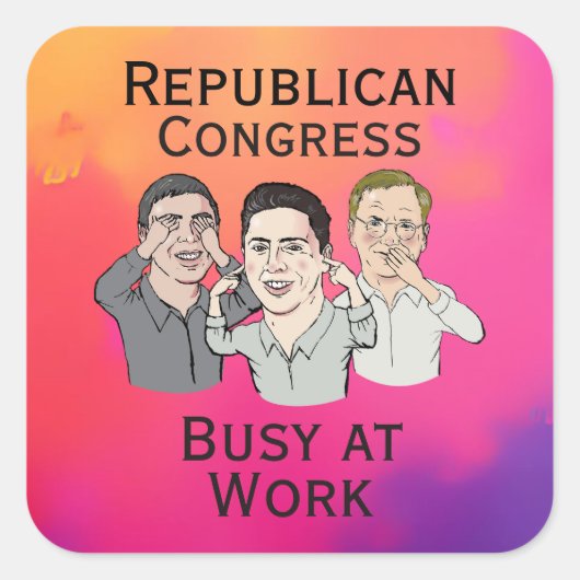 Republikeinse Congres Sticker (Voorkant)